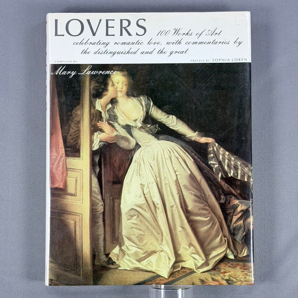 Mary Lawrence Lovers 100 Works of Art Hardcover 1982 Art History Romance Book